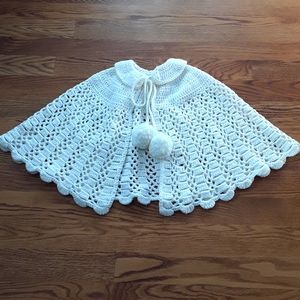 Girls hand crochet Cape